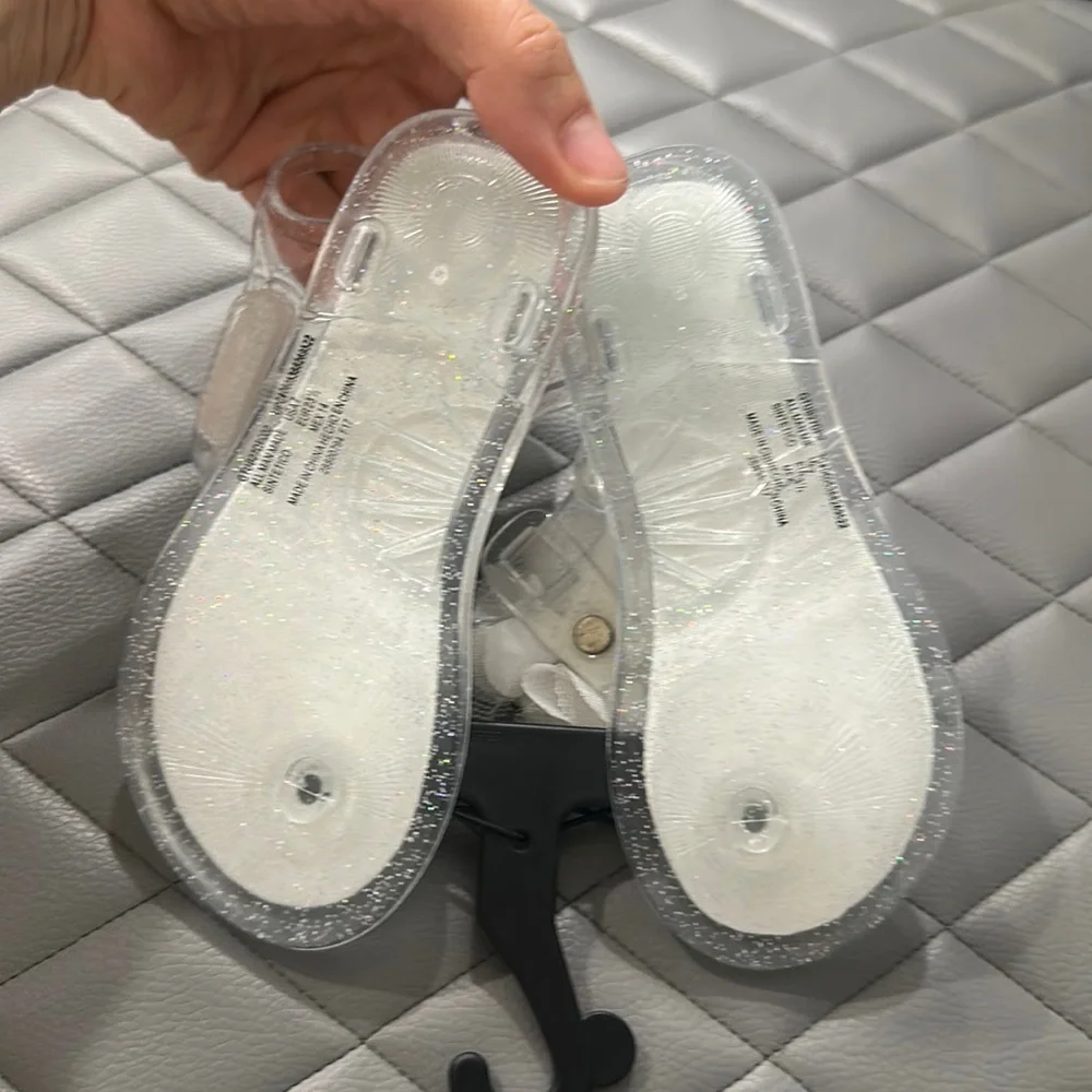 Toddler girl clear sandal